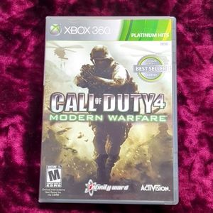Call of Duty 4 Modern Warfare  CD XBox 360